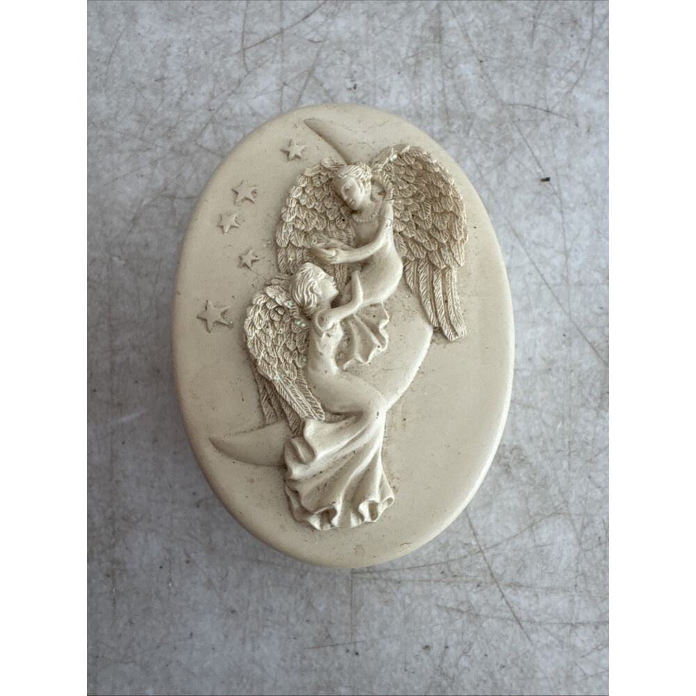 Angelstar Angels Trinket Box Keepsake Edition 2002 Ceramic Realistic